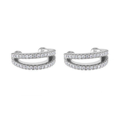 Crystal Tassel Petal Earrings - Velvette Muse