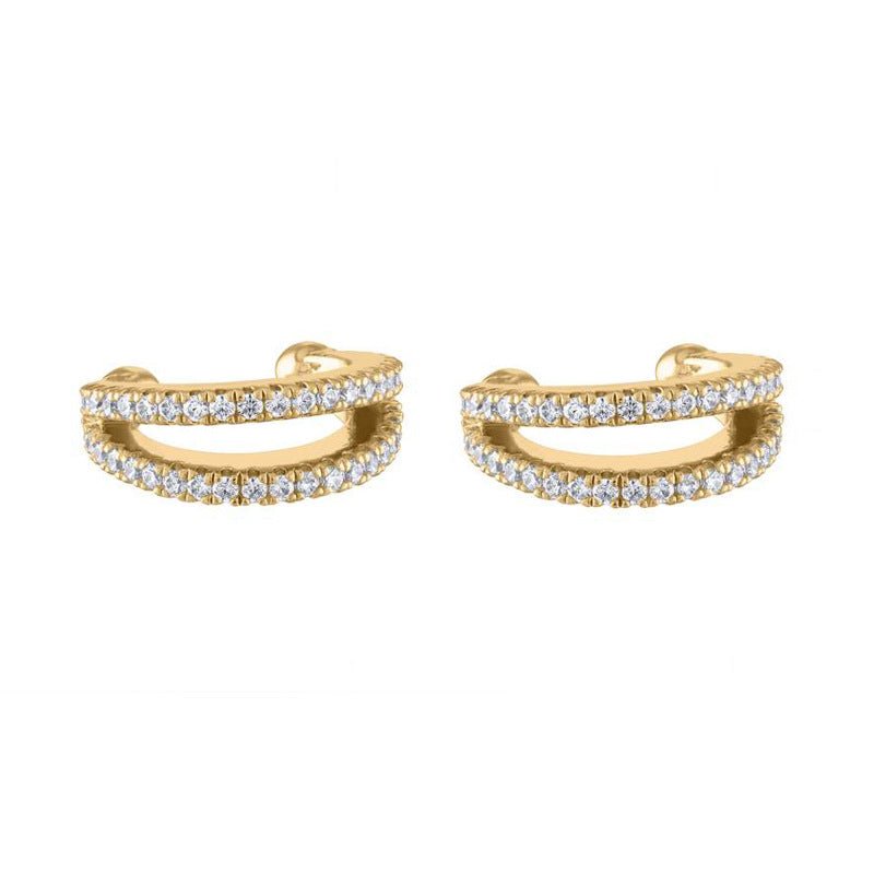 Crystal Tassel Petal Earrings - Velvette Muse