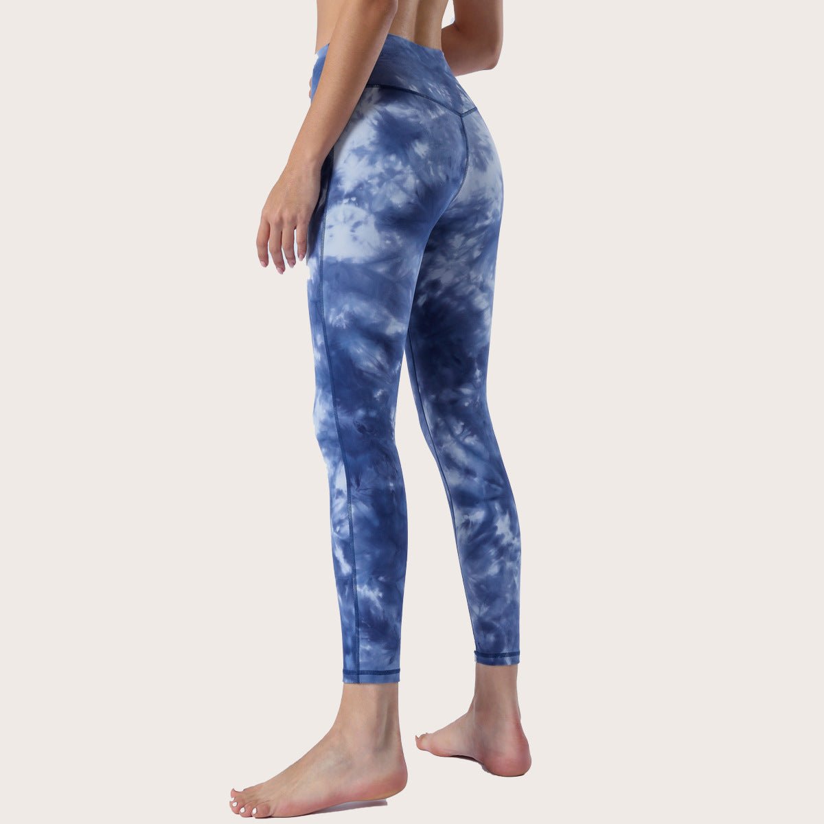 Tie-Dye High-Waist Yoga Leggings - Velvette Muse