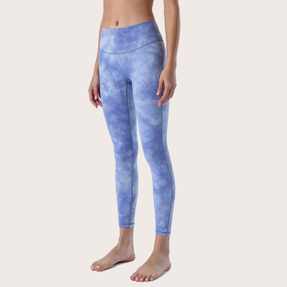 Tie-Dye High-Waist Yoga Leggings - Velvette Muse